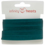Infinity Hearts faltbares Elastikband 20mm 587 Flaschengrün - 5m