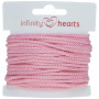 Infinity Hearts Anorakschnur Polyester 3mm 04 Hellrot - 5m