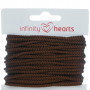 Infinity Hearts Anorakschnur Polyester 3mm 06 Braun - 5m