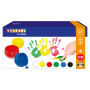 Playbox Fingerfarbe 6 Farben 50ml - 6 Stück