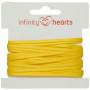 Infinity Hearts Satinband beidseitig 3mm 645 Gelb - 5m