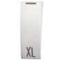 Größenschild/Etikett XL Weiß -1 Stück