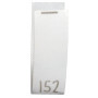 Größenschild/Etikett 152 Weiß -1 Stück