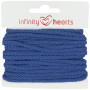 Infinity Hearts Anorakschnur Baumwolle rund 3mm 650 Blau - 5m