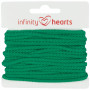 Infinity Hearts Anorakschnur Baumwolle rund 3mm 720 Hellgrün - 5m