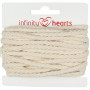 Infinity Hearts Anorakschnur Baumwolle rund 5mm 200 Natur - 5m