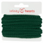 Infinity Hearts Anorakschnur Baumwolle rund 5mm 760 Dunkelgrün - 5m