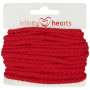 Infinity Hearts Anorakschnur Baumwolle rund 5mm 550 Rot - 5m