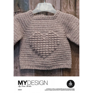 Mayflower Milles Cardigan - Baby Cardigan Häkelmuster mit Kit Größen 0-3 Monate