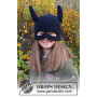 Bat Hat by DROPS Design - Fledermaus-Mütze Häkelmuster mit Kit Größen 1/2 Jahre - 7/8 Jahre