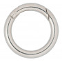 Infinity Hearts O-Ring/Endlos Ring mit Öffnung Messing Silber Ø38mm - 5 Stück.