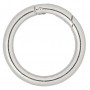 Infinity Hearts O-Ring/Karabinerring Messing Silber Ø45mm - 5 Stk
