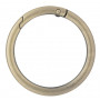 Infinity Hearts O-Ring/Endlosring mit Öffnung Messing Antik Bronze Ø43,6mm - 5 Stk.