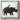 Permin Stickerei Kit Kissen Rhino 27x27cm