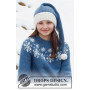 Merry Stars by DROPS Design - Strickmuster mit Kit Pullover Größen 2-14 Jahre