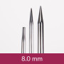 Drops Pro Klassische austauschbare runde Nadeln Messing 12cm 8,00mm / 4.5in US11