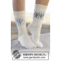 Nordic Summer Socks by DROPS Design - Strickmuster mit Kit Socken mit Musterrand Größen 35-43