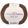 Infinity Hearts Rose 8/4 Garn Unicolor 219 Brown