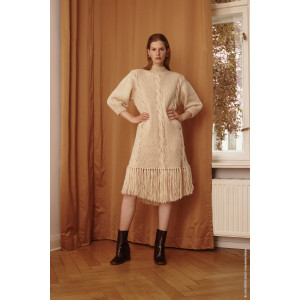 Lala Berlin Lovely Cotton Dress by Lana Grossa - Kleid Strickmuster Größe 36/38 - 40/42