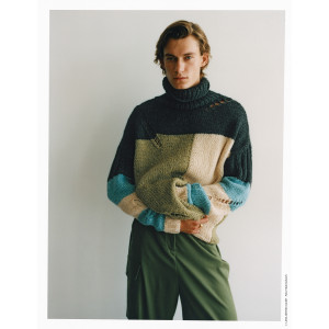 Lala Berlin Lovely Cotton Men’s sweater by Lana Grossa – Herren-Sweater Strickmuster Größe 50/52 - 54/56