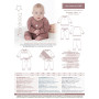 MiniKrea Pattern Baby Sweat Set 0-4 Jahre