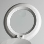 Prym Vergrößerungsglas für Tisch mit LED-Lampe Weiß Kunststoff Ø9,5cm
