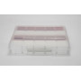 Infinity Hearts Hobby Box/Kunststoffbox mit 20 herausnehmbaren Fächern Kunststoff Transparent/Weiß/Rot 40,4x34,9x7,3cm