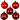 Weihnachtsbaumkugeln, Rottöne, D 6 cm, 20 Stk/ 1 Pck