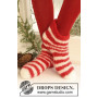 Christmas Slippers by DROPS Design - Muster mit Kit gefilzte Weihnachts-Slipper Größen 35/37 - 42/44