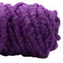 Kremke Soul Wool RUGby Teppichwolle 25 Dunkellila