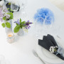 Tisch decken mit dem Fokus auf Recycling in Blau von Rito Krea – Tisch decken DIY Guid