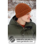 Pumpkin Patch Hat von DROPS Design - Mützenstrickmuster Größe. S/M - L/XL