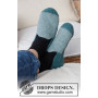 Good Morning Slippers von DROPS Design - Pantoffeln Strickmuster Größe 35/37 - 44/46