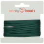 Infinity Hearts Satinband beidseitig 3mm 593 Armygrün - 5m