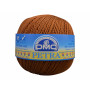 DMC Petra no. 8 Baumwoll-Garn einfarbig 5434 Gold-Braun