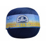 DMC Petra no. 8 Baumwoll-Garn einfarbig 5823 Marineblau
