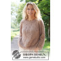Sommarfin Sweater von DROPS Design - Blusenstrickmuster Größe S - XXXL
