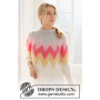Pink Lemonade Sweater von DROPS Design - Blusenstrickmuster Größe S - XXXL
