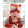 Baby Fox von DROPS Design - Baby Mütze und Fäustlinge Strickmuster Größe Preemie - 3/4 Jahre