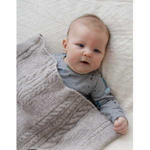 Cosy Twists by DROPS Design - Babydecke Strickmuster 65-80 cm