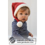 Sleepy Santa Hat by DROPS Design - Baby Weihnachtsmütze Strickmuster Größe 0/1 Monat -2 Jahre