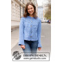 Rain Romance Jacket von DROPS Design - Strickmuster für Strickjacken Größe. S - XXXL