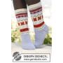 Winter Breeze by DROPS Design - Strickmuster mit Kit Socken Größen 35/37 - 44/46