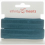 Infinity Hearts faltbares Elastikband 20mm 338 Jeans Hell - 5m