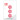 Prym Kunststoffknopf Blume Rosa 18mm - 3 Stück