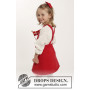 Sweet Alice by DROPS Design - Strickmuster mit Kit Kleid mit Spitzenmuster und Haarband Größen 1 Monat - 6 Jahre
