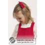 Sweet Alice by DROPS Design - Strickmuster mit Kit Kleid mit Spitzenmuster und Haarband Größen 1 Monat - 6 Jahre