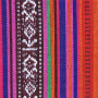 Jacquard mit mexikanischen Streifen Stoff 38 - 50cm