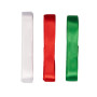 Infinity Hearts Satinband Weihnachten 15mm Rot/Grün/Weiß - 500cm pro Farbe - 3 Stück