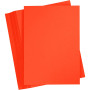 Karton, farbig, Rot, A4, 210x297 mm, 180 g, 100 Bl./ 1 Pck